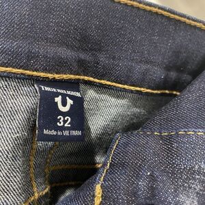 True Religion Jeans Men's Geno Relaxed‎ Slim Stretch Denim No Flap SE 32x32 Blue